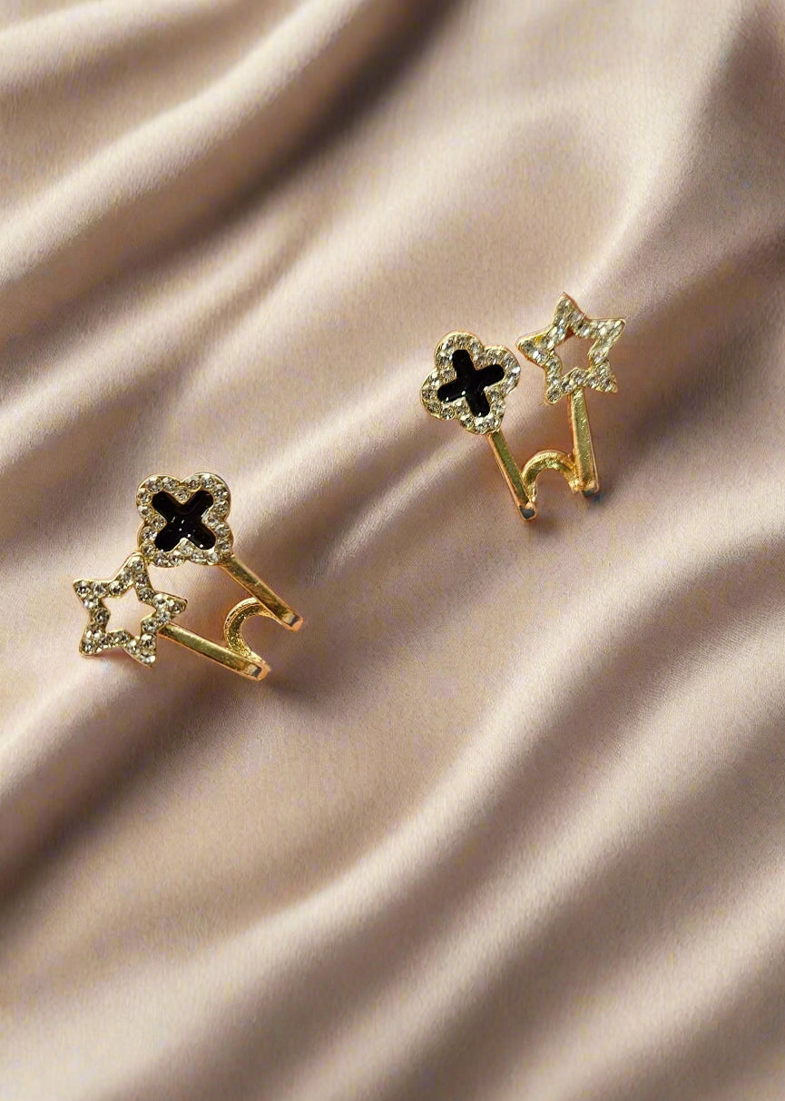 Star Double Stud Earring