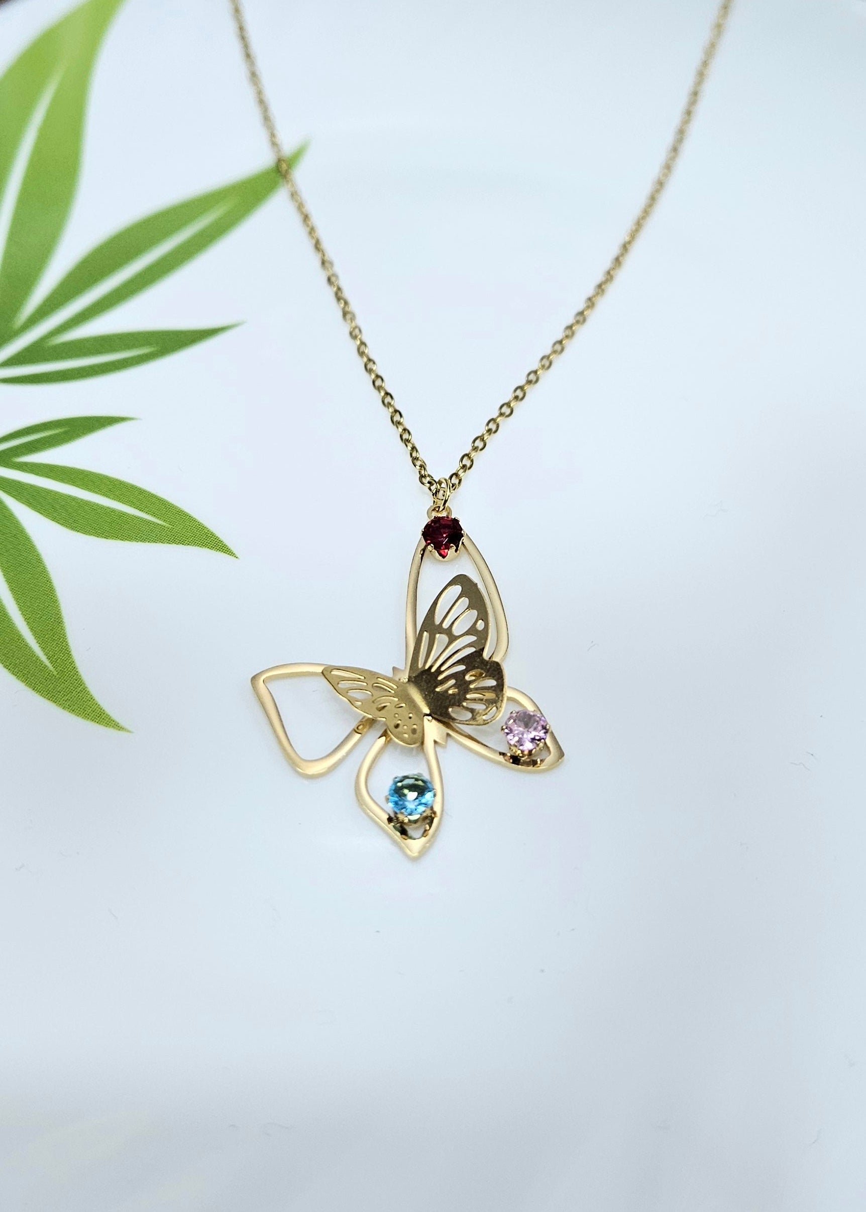 Butterfly Pendant Necklace