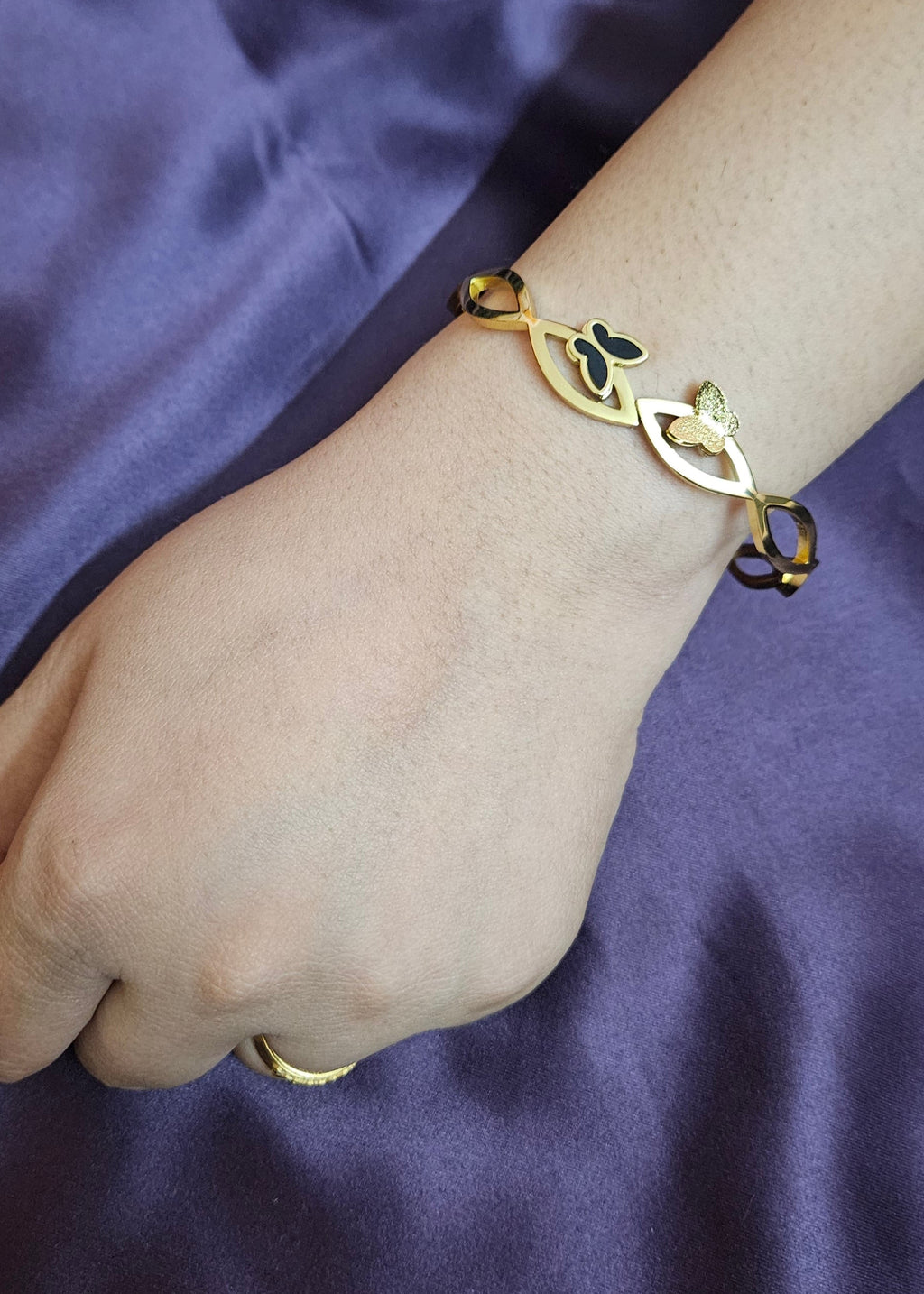 Shadow & Shine Butterfly Bracelet