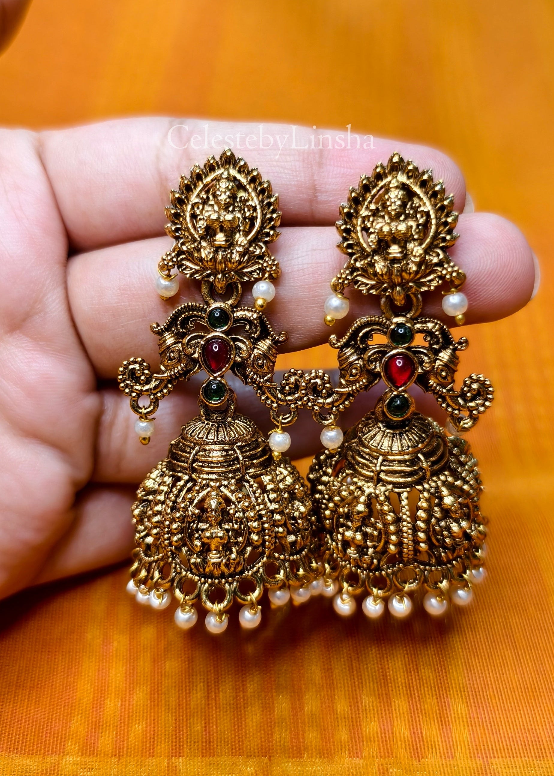Gajalakshmi Jhumka - CBL0028