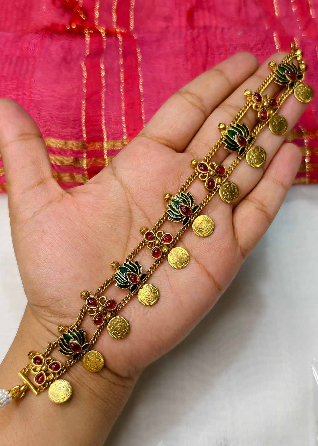 GreenLotus with coin Choker set - CBL0023