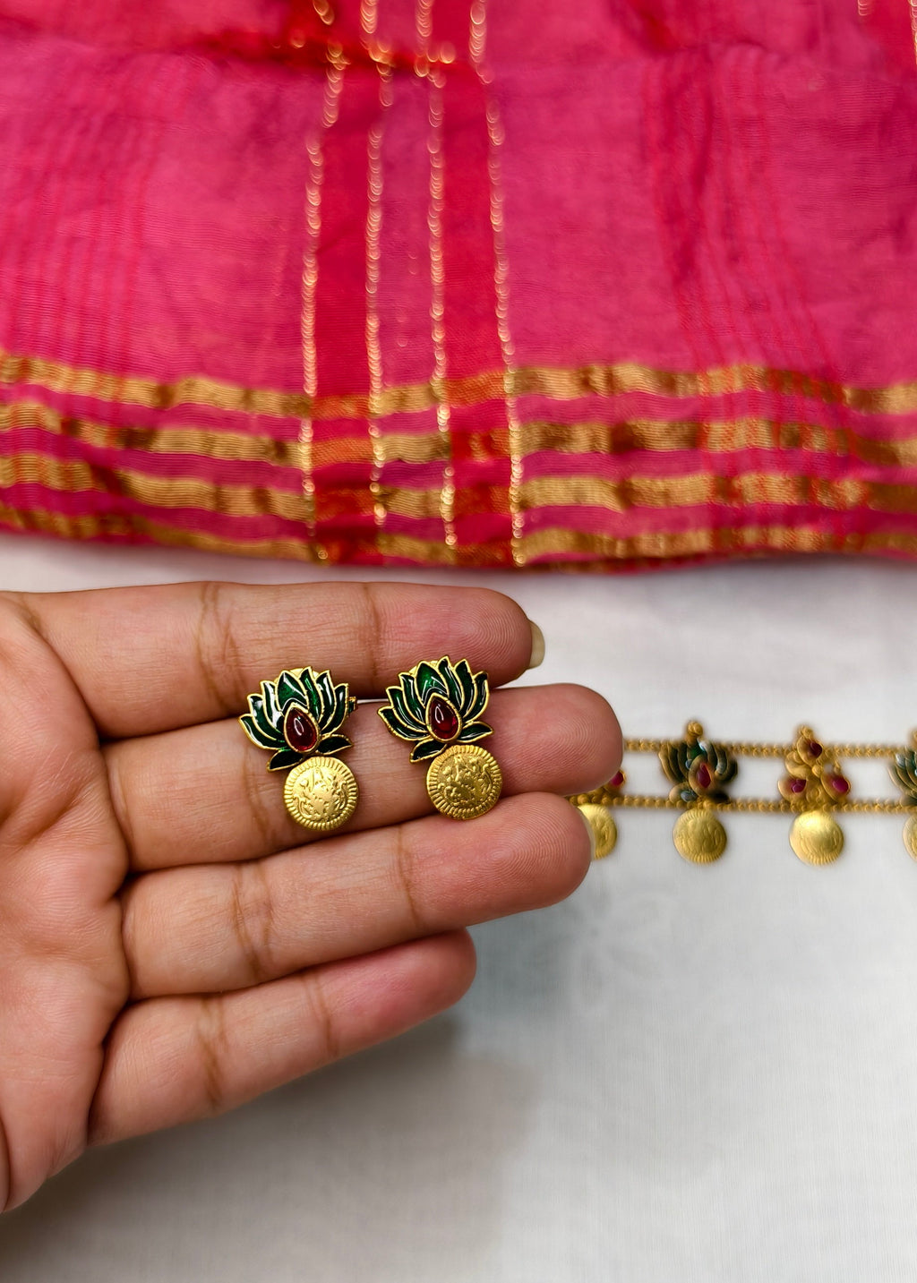 GreenLotus with coin Choker set - CBL0023