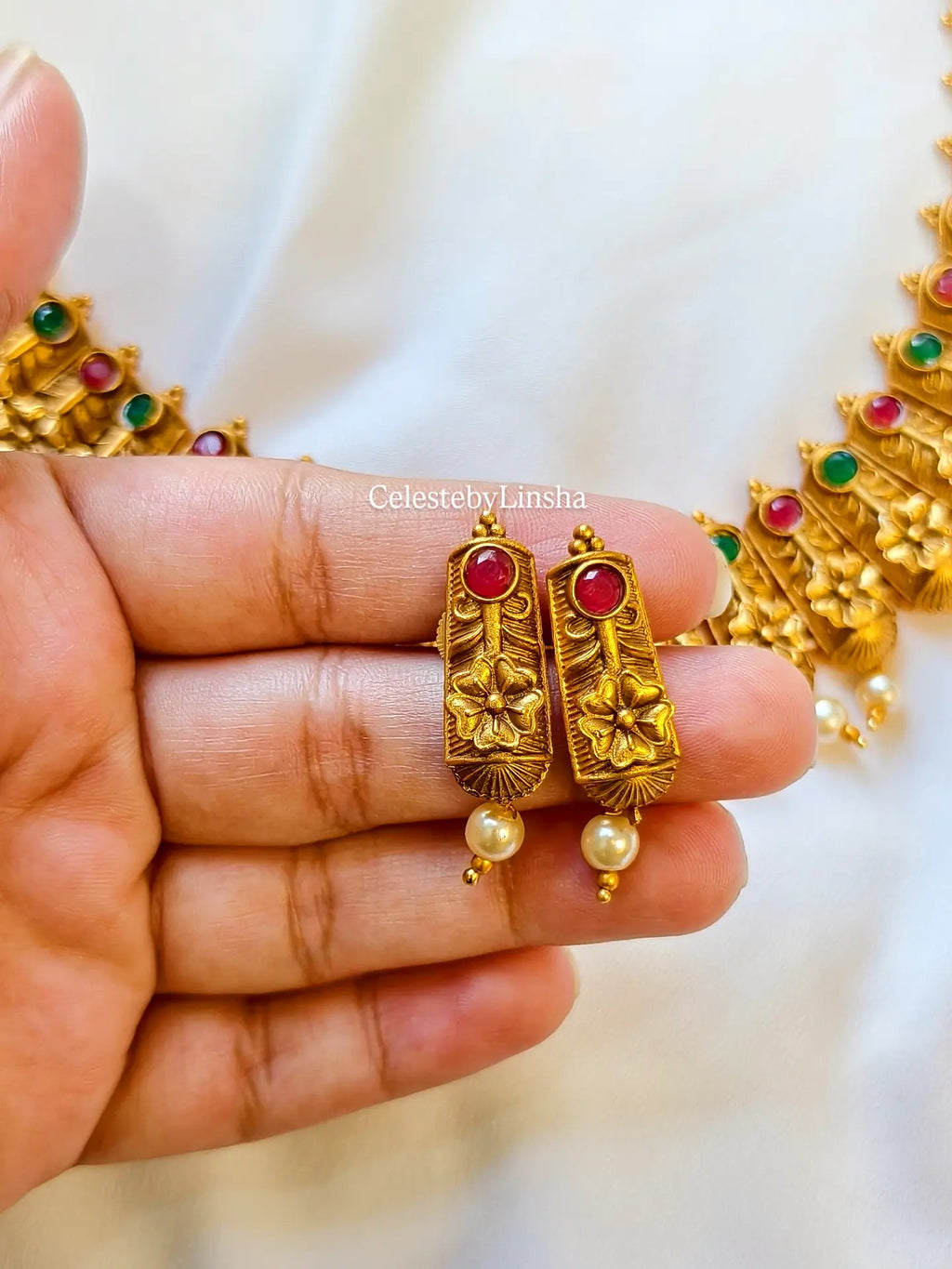 Swarna Pushpam Necklace Set- CBL0009
