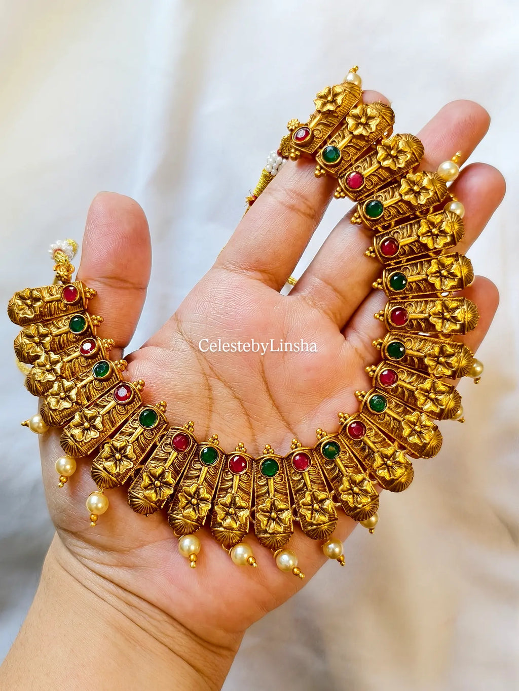Swarna Pushpam Necklace Set- CBL0009