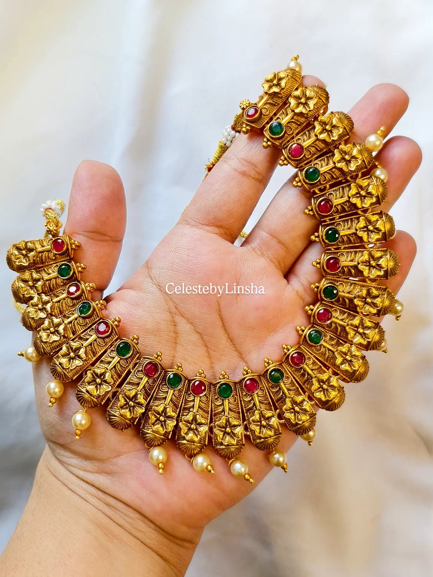 Swarna Pushpam Necklace Set- CBL0009