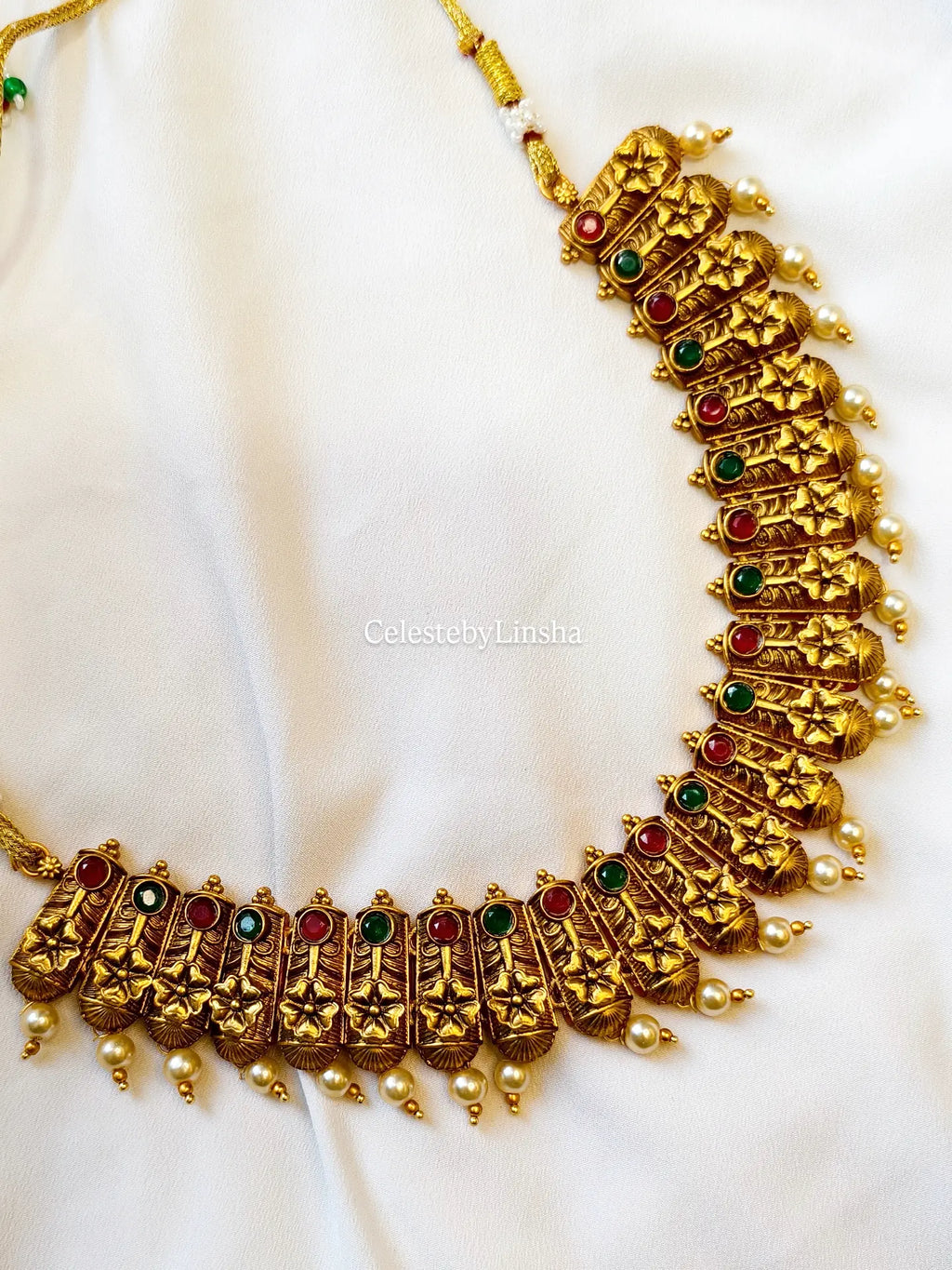 Swarna Pushpam Necklace Set- CBL0009