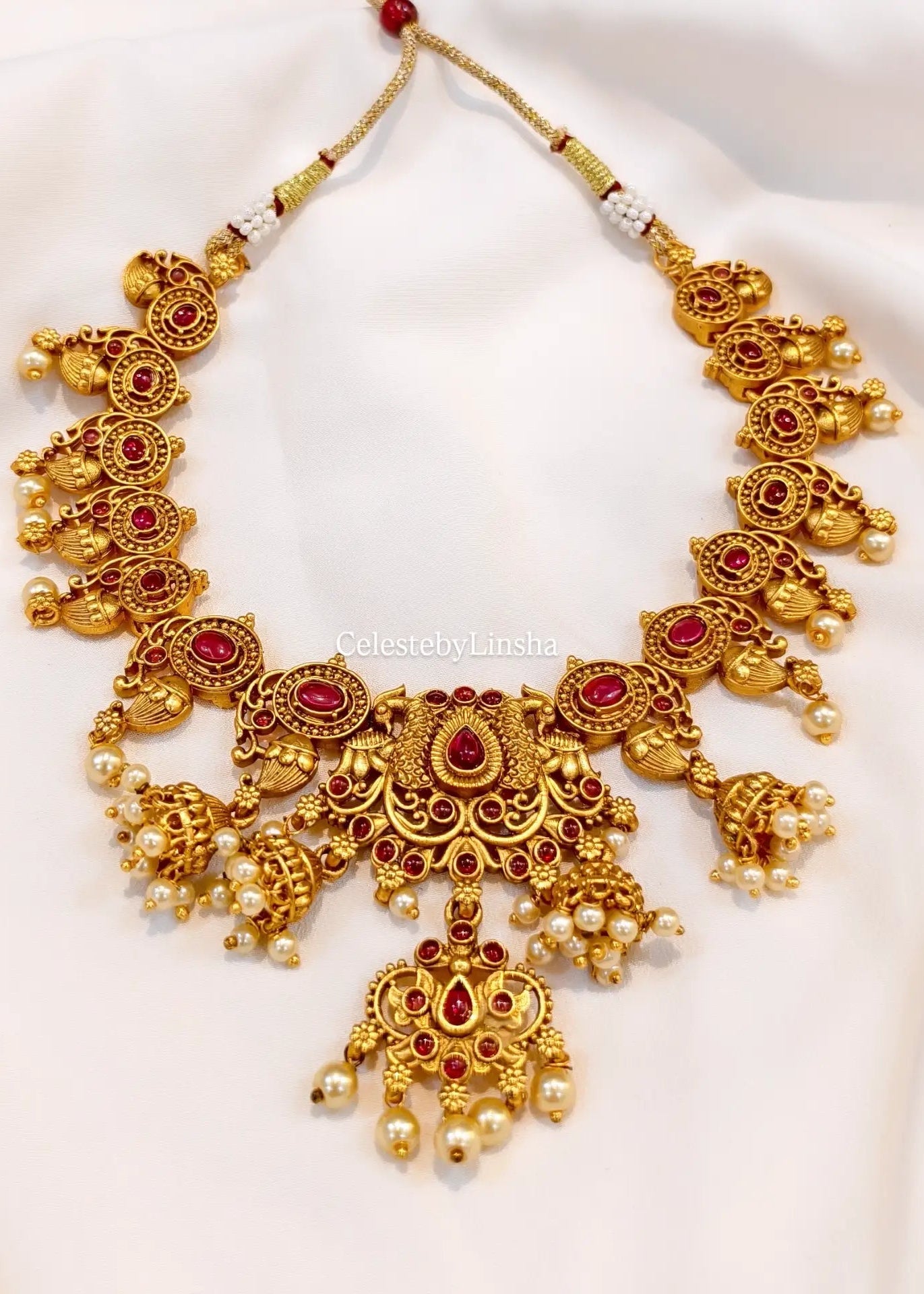 VAMIKA ANTIQUE NECKLACE SET- CBL0007