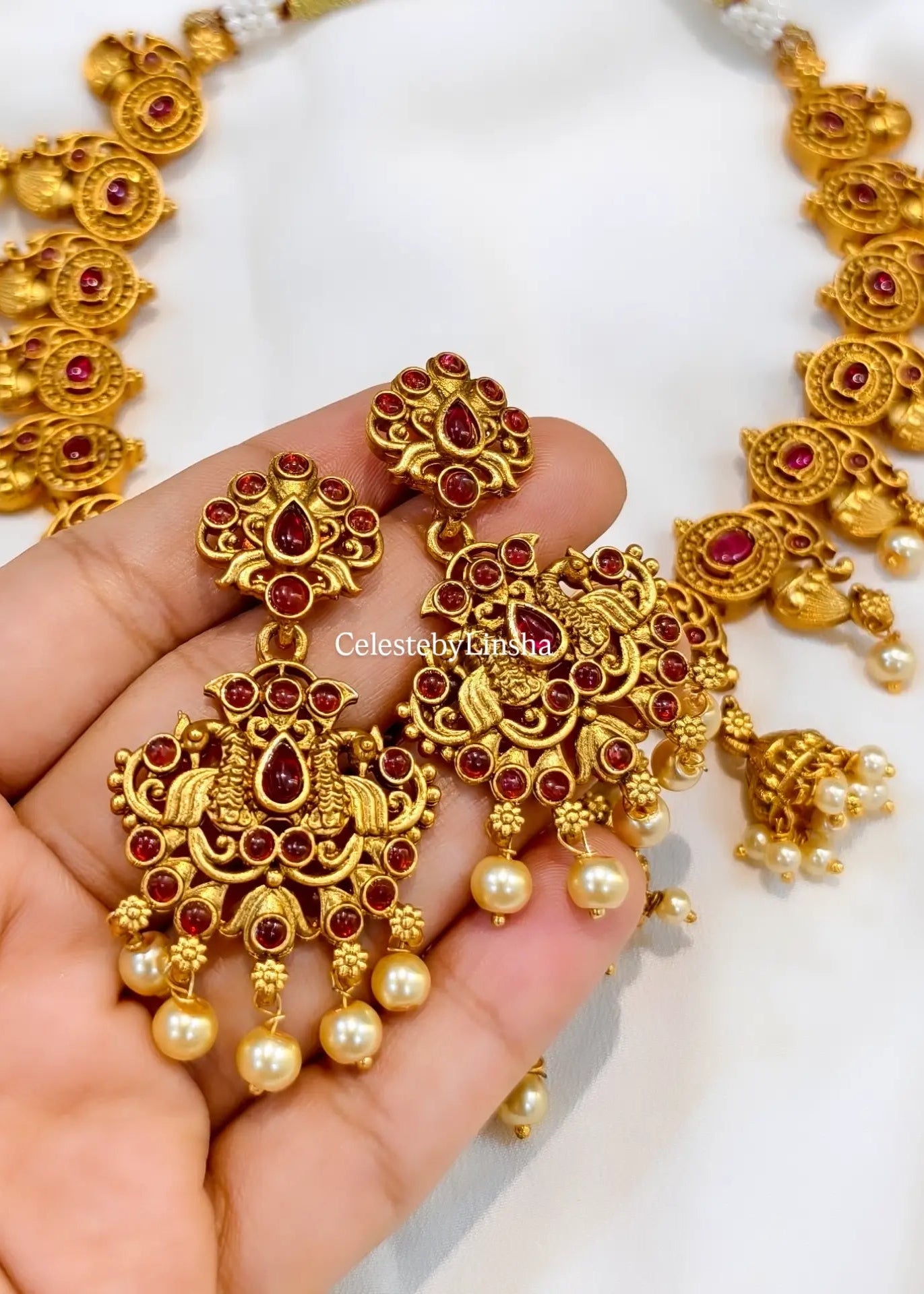 VAMIKA ANTIQUE NECKLACE SET- CBL0007